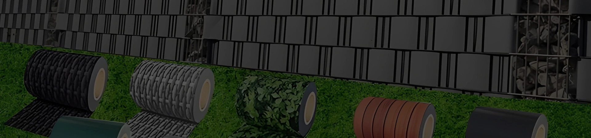 سياج شريط من كلوريد البولي فينيل