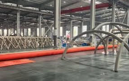 خيمة قابلة للنفخ ورشة إنتاج سياج النفط 3