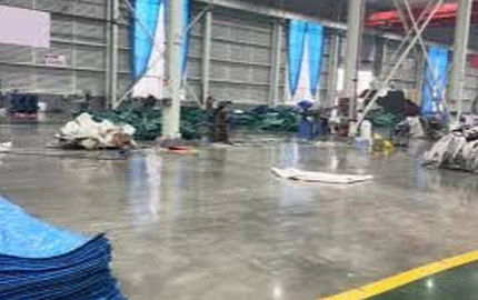 ورشة إنتاج القماش المشمع 3