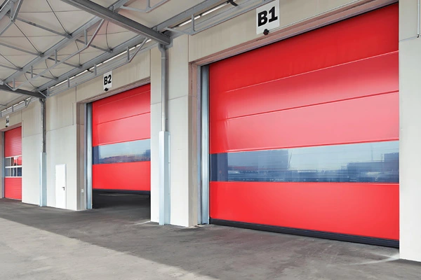 تطبيق نسيج باب عالي السرعة